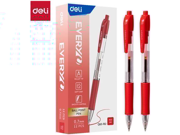 Deli Hemijska olovka EQ60-RD