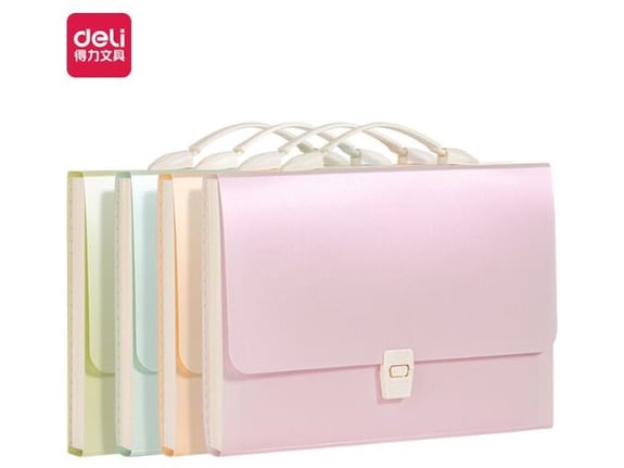 Deli Torba za dokumenta Pastel A4 veličine sa 13 pregrada PM306