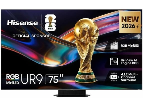 Hisense Televizor 75UR9S 75" RGB MiniLED 4K Ultra HD