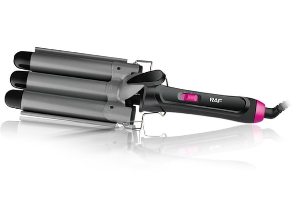 Raf Stajler sa trostrukim keramičkim uvijačem za kosu 97w R.481B