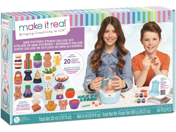 Make it Real Mini grnčarski studio Deluxe