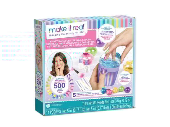 Make it Real Set party nail glitter dizajn