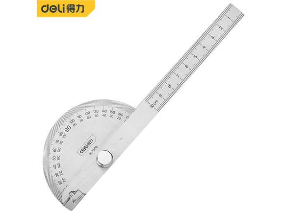 Deli Uglomer bravarski 0–180° 15cm DL7306