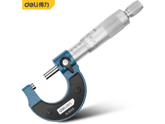 Deli Mikrometar 0–25mm DL9325