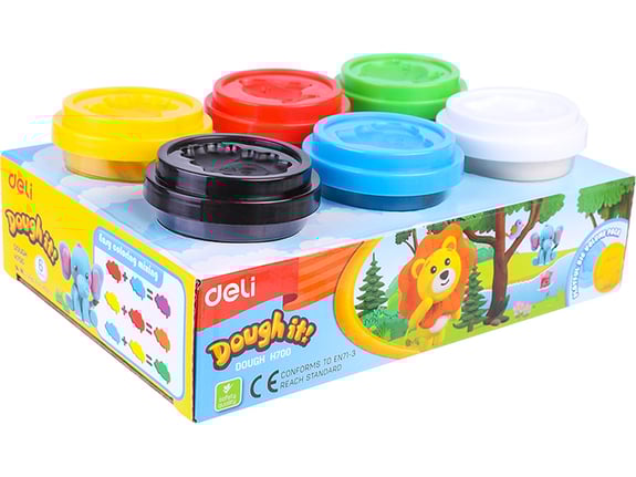 Deli Masa za modeliranje 56g - 6 boja - ultra laka EH700