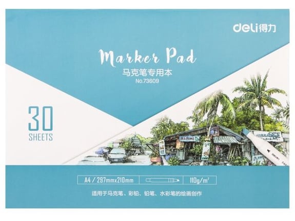 Deli Blok Sketch A4 73609 30 listova