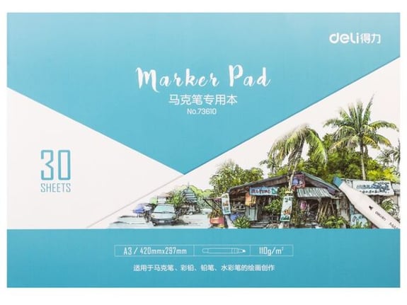 Deli Blok Sketch A3 73610 30 listova