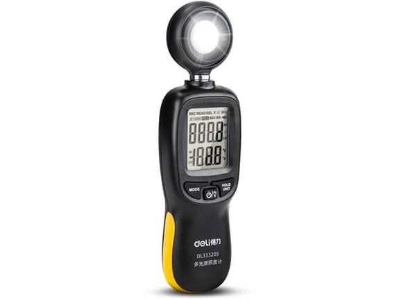 Deli Merač jačine svetla Luksmetar 0-200000Lux DL333205
