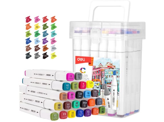 Deli Markeri Sketch set box 1/24 E70801-24