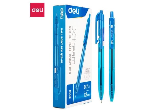 Deli Hemijska olovka 0.7mm EQ20-Bl