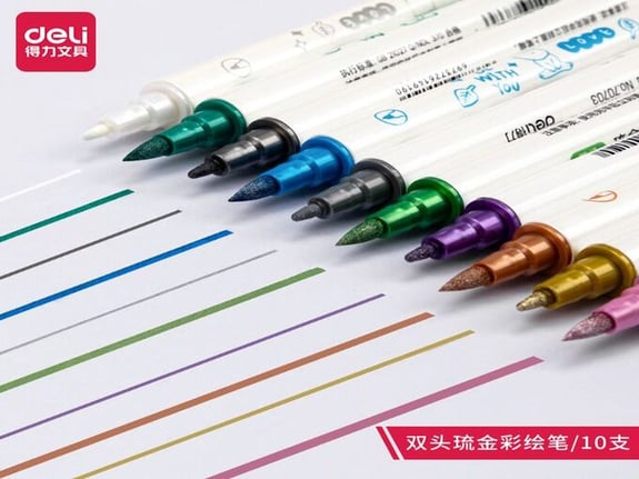 Deli Markeri Polihromatski sa dva vrha 1/10 70704