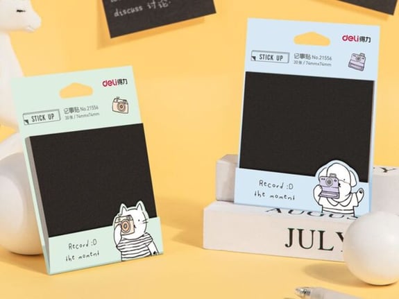 Deli Stiker blok 76x76mm - 30 lista 21556