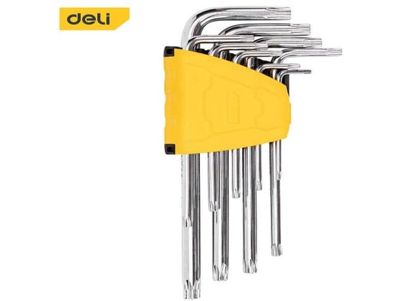 Deli Set dugih torx ključeva T10-T50, 9kom EDL3091