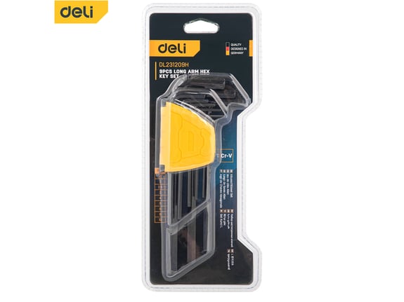 Deli Set dugih imbus ključeva 1,5-10mm, 9kom EDL231209H