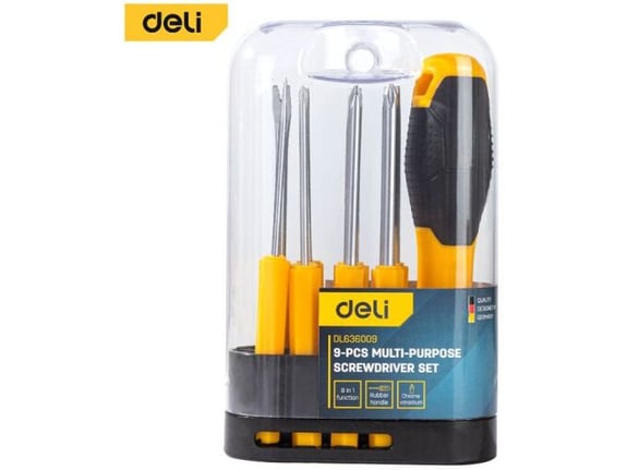 Deli Set odvijača sa 9 delova EDL636009