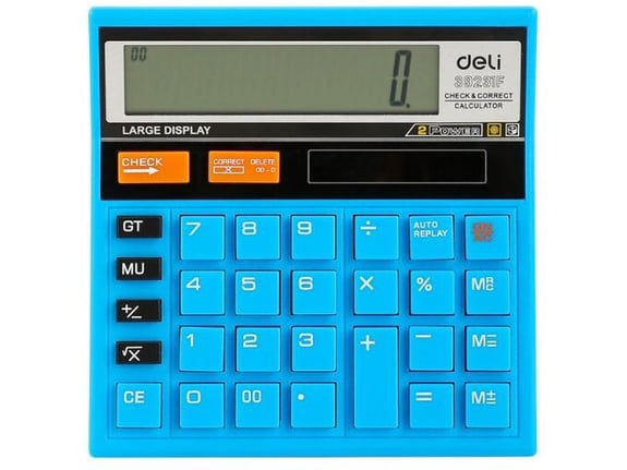 Deli Kalkulator stoni E39231F