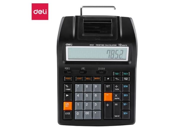Deli Kalkulator - Računska mašina EM121-EU