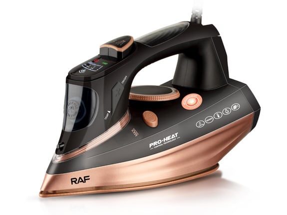 RAF Pegla na paru R.1195G 2200-2600W 450ml keramička ploča