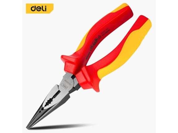 Deli Špicasta klešta VDE Prava 160mm EDL512106
