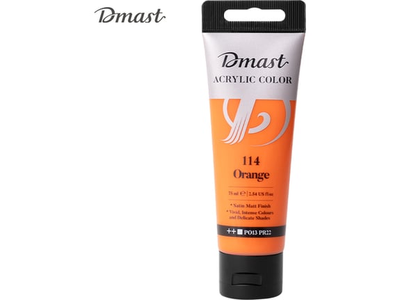 Deli Akrilna boja Dmast Pebeo 75ml 114 Orange EC330-OR
