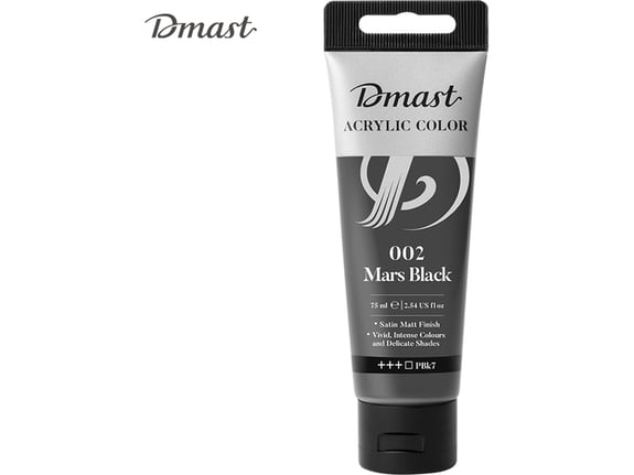 Deli Akrilna boja Dmast Pebeo 75ml 002 Mars Black EC330-MB