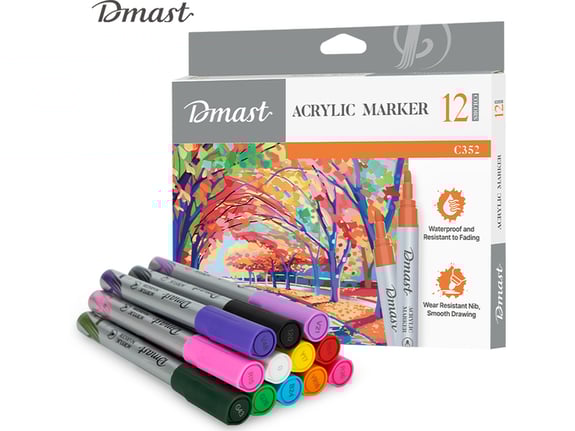 Deli Akrilni markeri 1/12 Dmast Pebeo EC352