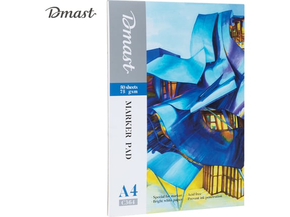 Deli Blok za crtanje markerima Dmast Pebeo A4 50 lista 75g EC364