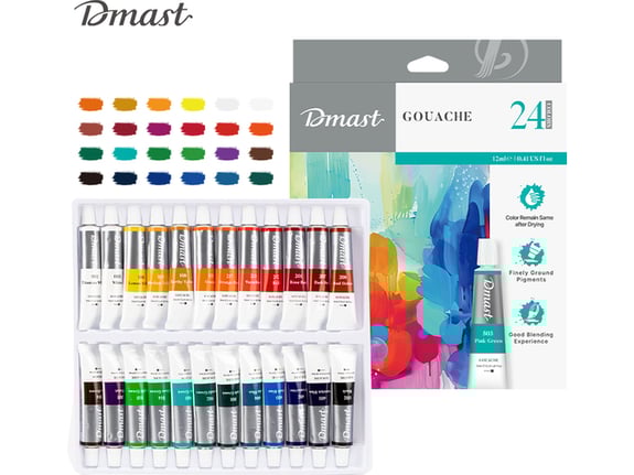 Deli Tempere umetničke Gouache 12ml Dmast Pebeo 1/24 EC320-24