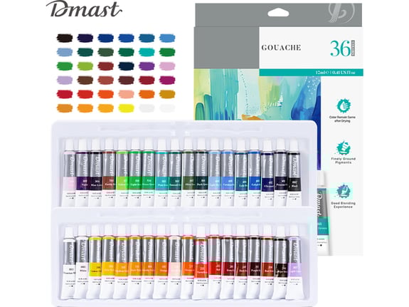 Deli Tempere umetničke Gouache 12ml Dmast Pebeo 1/36 EC320-36