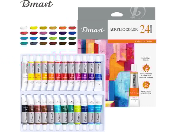 Deli Akrilne boje Profesionalne Dmast Pebeo 12ml 1/24 EC331-24