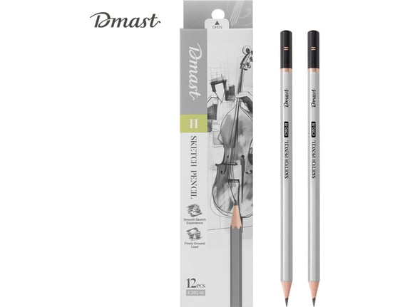 Deli Grafitna olovka za skiciranje H Dmast Pebeo 1/12 EC392-H