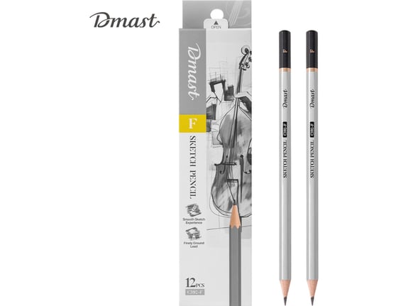 Deli Grafitna olovka za skiciranje F Dmast Pebeo 1/12 EC392-F