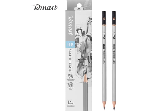 Deli Grafitna olovka za skiciranje HB Dmast Pebeo 1/12 EC392-HB