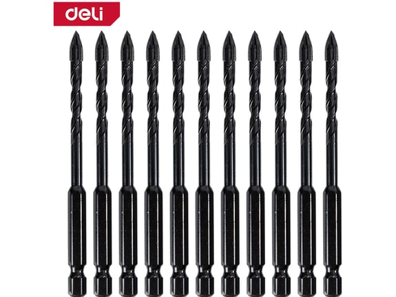 Deli Burgija za staklo i keramiku 6mm 10kom EDH-CZZ006-E1