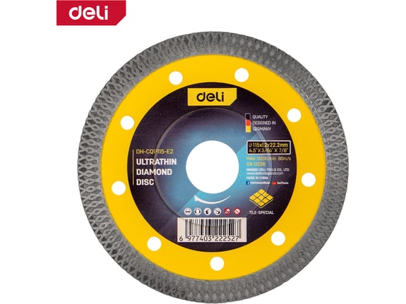 Deli Dijamantska rezna ploča Ultra Thin 115mm Deli EDH-CQP115-E2