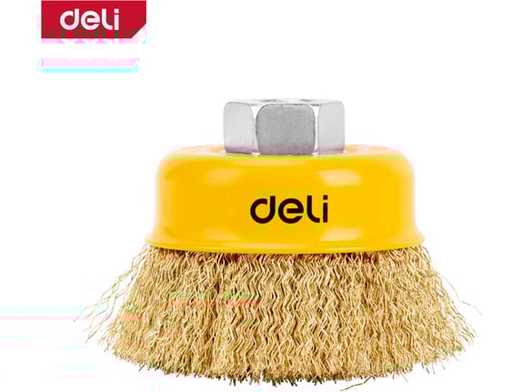 Deli Četka Mesing 75mm M14 EDH-GSS075-E1