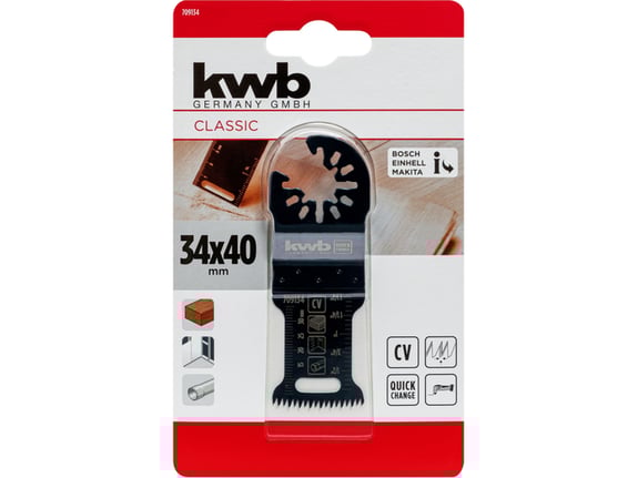 Kwb CV nož za drvo 34/40mm japanski zub nastavak za multi-alat