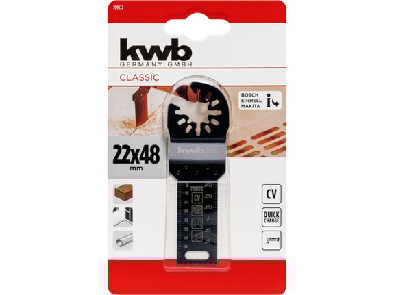 Kwb CV nož za drvo 22/48mm nastavak za multi-alat