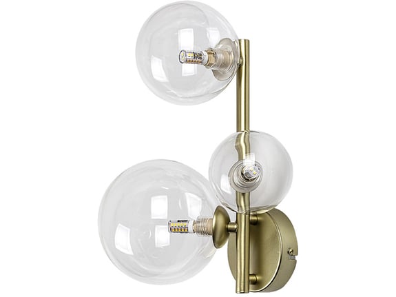 Rabalux Zidna lampa sa staklenim kuglama Aslov 3xG9 26x34cm
