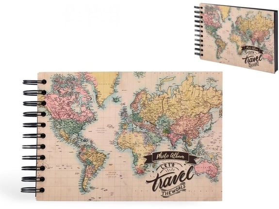 Itotal Spiralni foto album 30l Let Travel The World XL1847