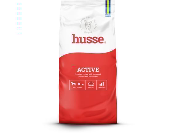 Husse Suva hrana za odrasle pse Active 15kg
