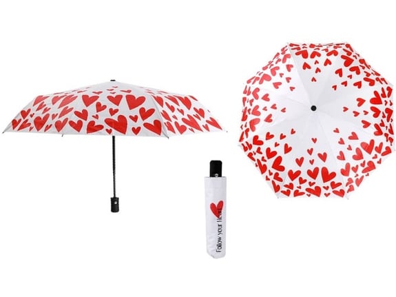 Itotal Kišobran sa automatskim otvaranjem Srce XL2039B