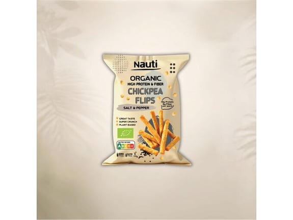 Nauti Flips organski biber i so bez glutena 55g