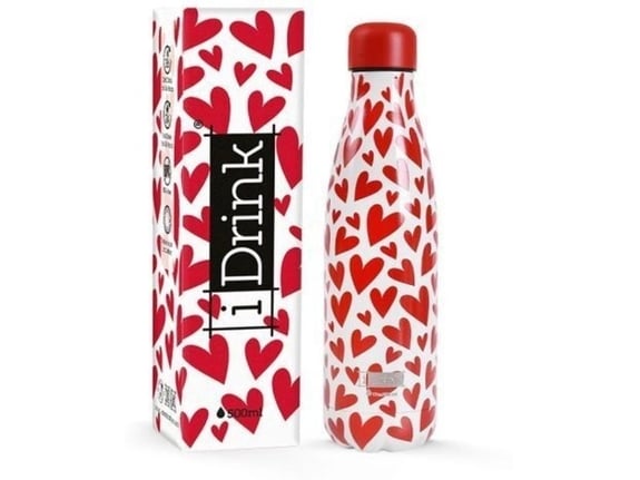 Itotal Metalna boca 500ml Srca Follow Your Heart ID0438