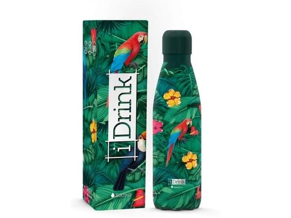 Itotal Metalna boca 500ml Tropske ptice ID0072