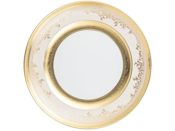 Zepter Desertni tanjir Royal Gold Cream 22cm
