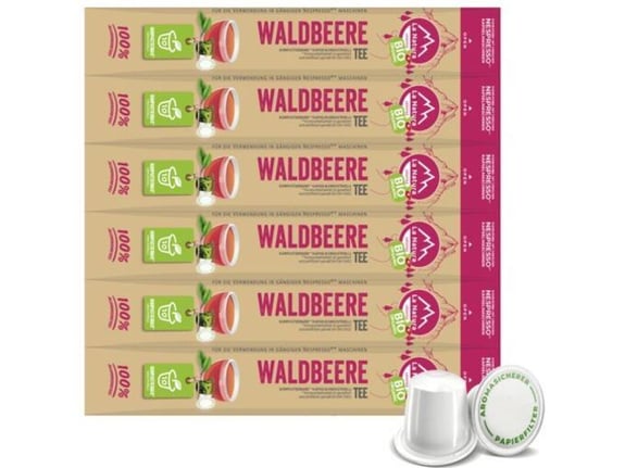 La Natura Lifestyle BIO Čaj Waldbeere Fruchte Tee 6x10 kapsula Bag NPCC DE/UK/FR/IT MK