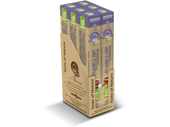 La Natura Lifestyle BIO čaj Šljiva i cimet – 10 kapsula (NPCC) 6 kom Mastercarton