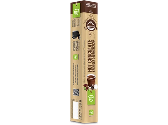 La Natura Lifestyle BIO Topla čokolada kakao 10 kapsula Bag NPCC DACH