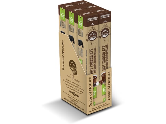 La Natura Lifestyle BIO Topla čokolada kakao 6x10 kapsula Bag NPCC DACH